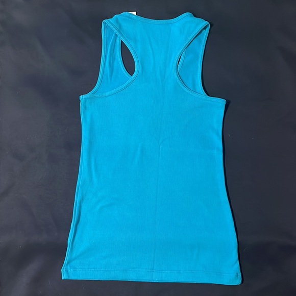 Adidas Blue Ribbed Tank - Picture 3 of 6